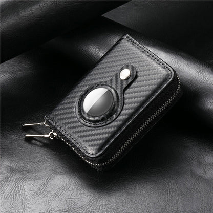 Portefeuille Cuir RFID Zippé avec Compartiment de Suivi - Foivo