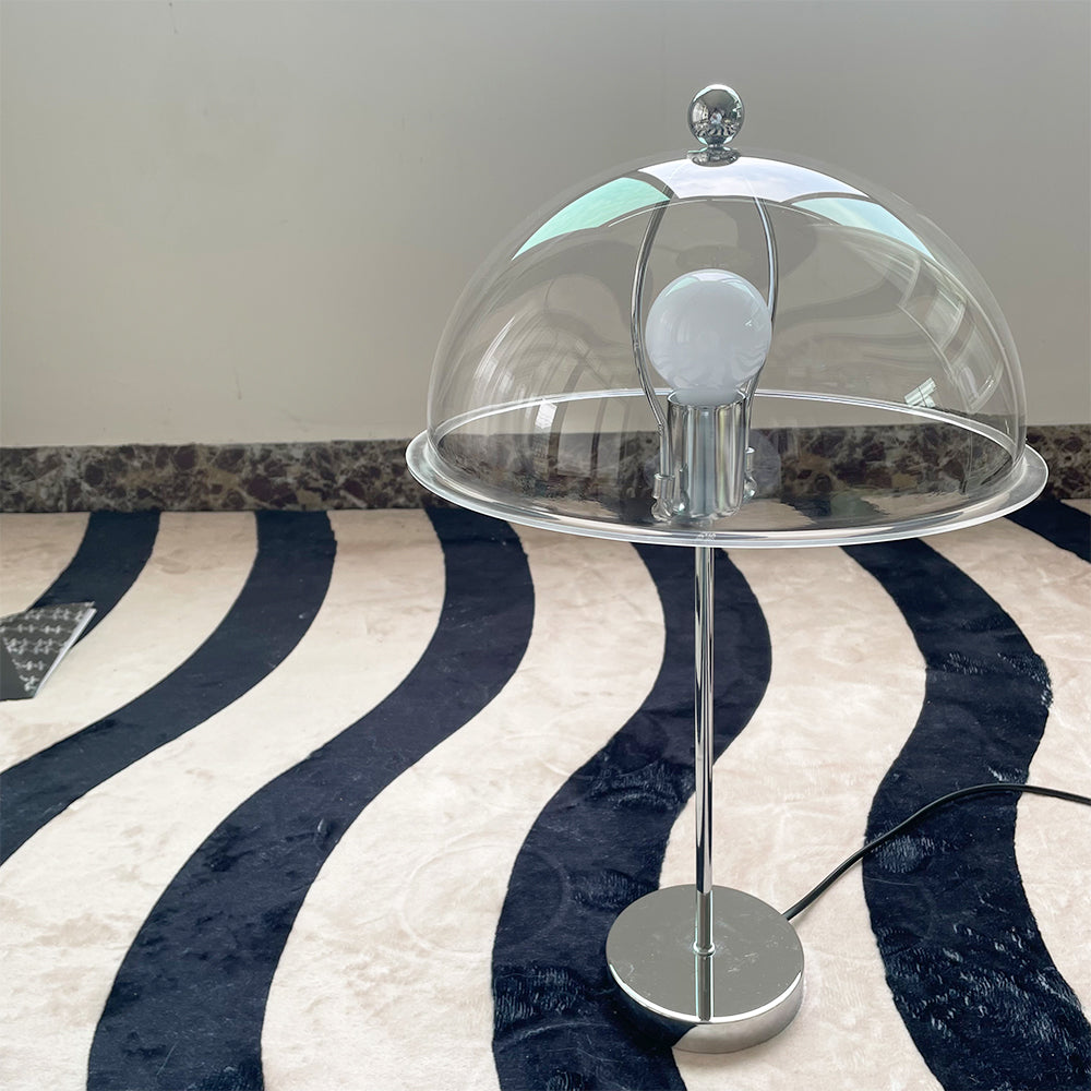 Lampe de Bureau Moderne Argentée