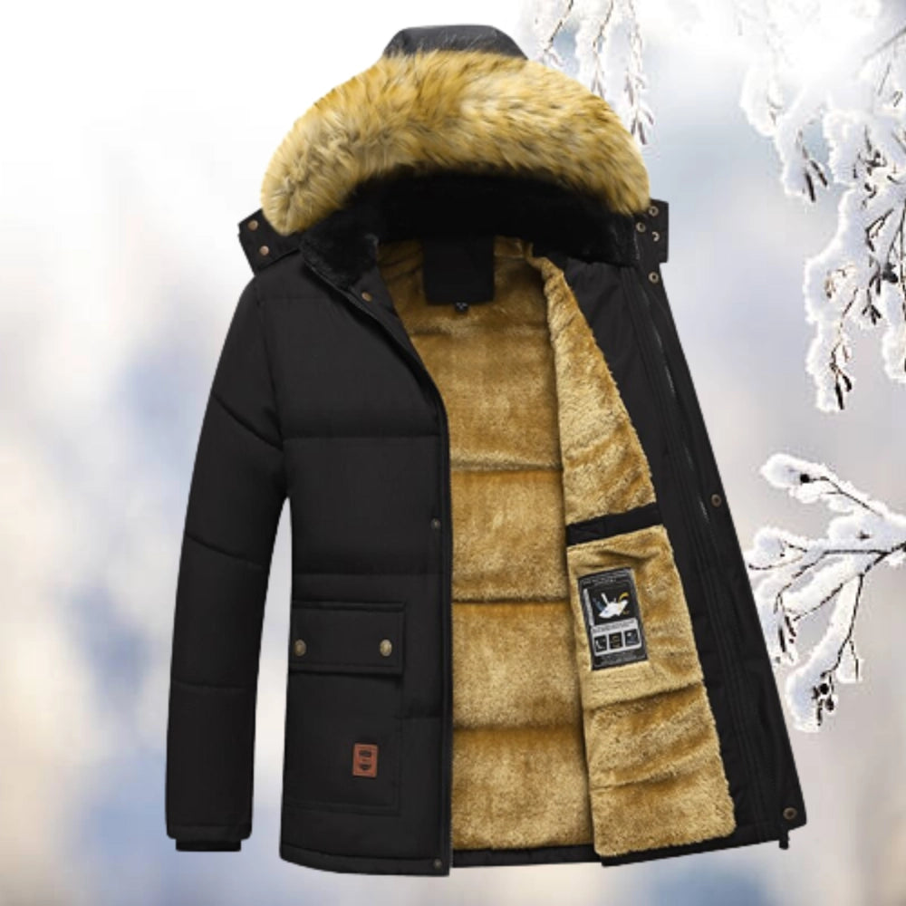 Parka Hiver Doublé Fourrure pour Homme - Foivo