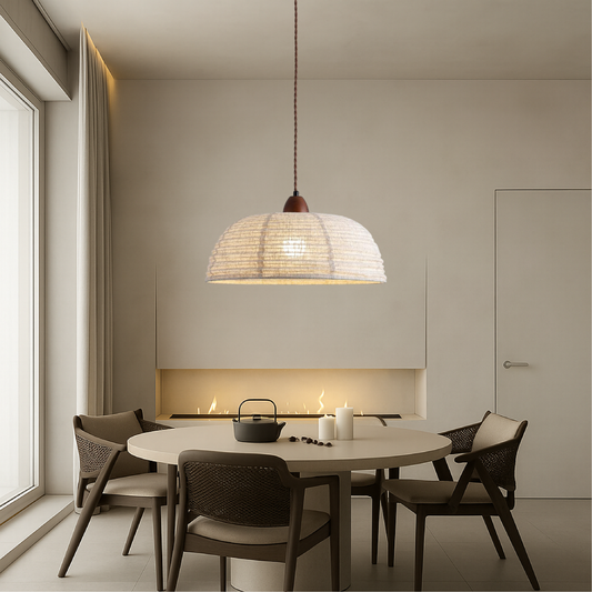 Lampe Pendante en Lin Moderne - Foivo