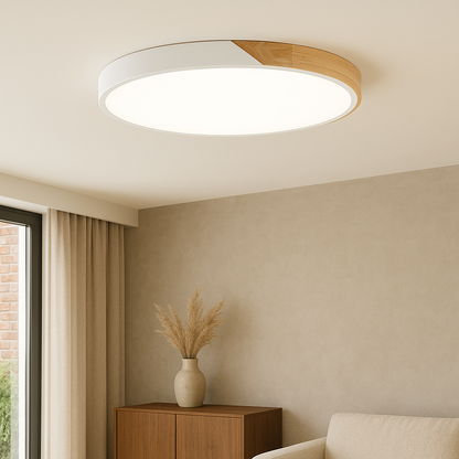 Lampe Plafond Bois Chic Scandinave