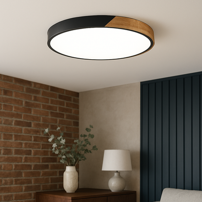 Lampe Plafond Bois Chic Scandinave