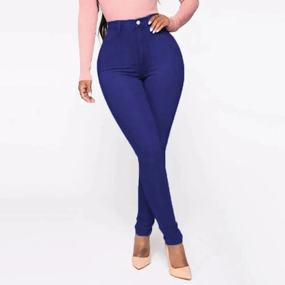 Jeggings Féminins Taille Haute Élégants