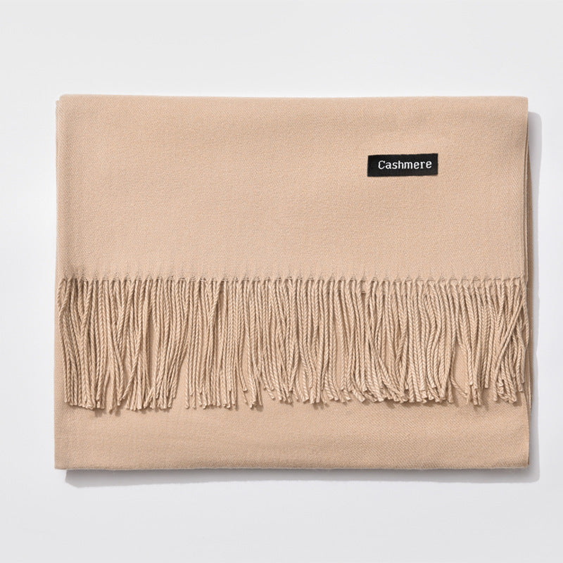 Écharpe Femme Élégante Motif Hiver Classique