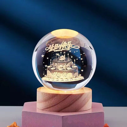 Lampe de Nuit LED Raffinée | Éclairage Moderne en Verre