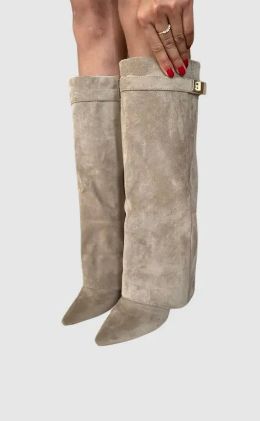 Bottes Haut de Gamme pour Femmes en Cuir ou Nubuck - Foivo