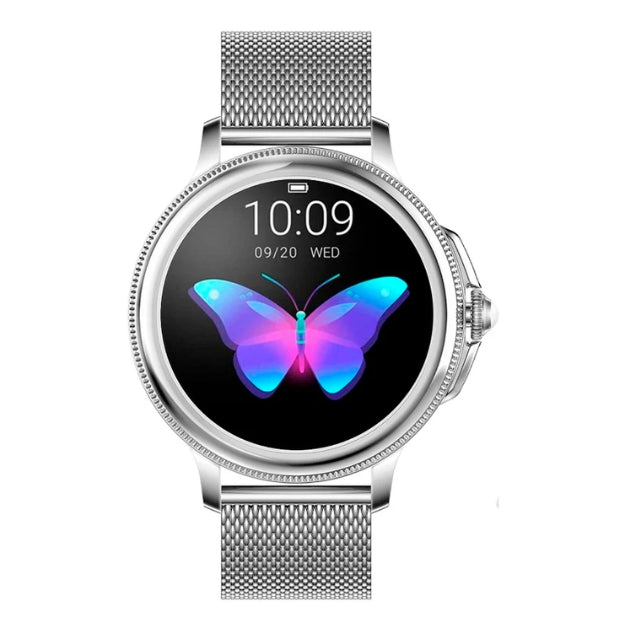 Montre Intelligent Chic pour Femmes | Suivi Fitness et Design Élégant