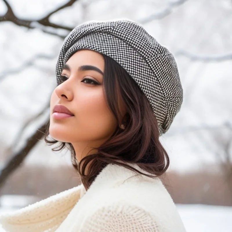 Chapeau Cloche Féminin en Molleton - Accessoire Élégant pour Style Raffiné