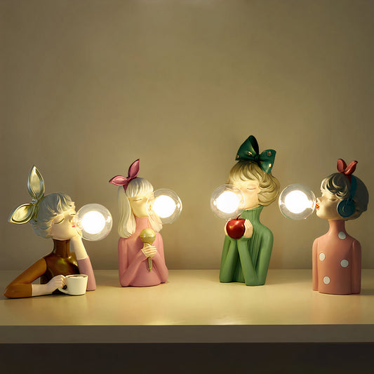 Lampe de Table Design en Bois et Tissu - Foivo