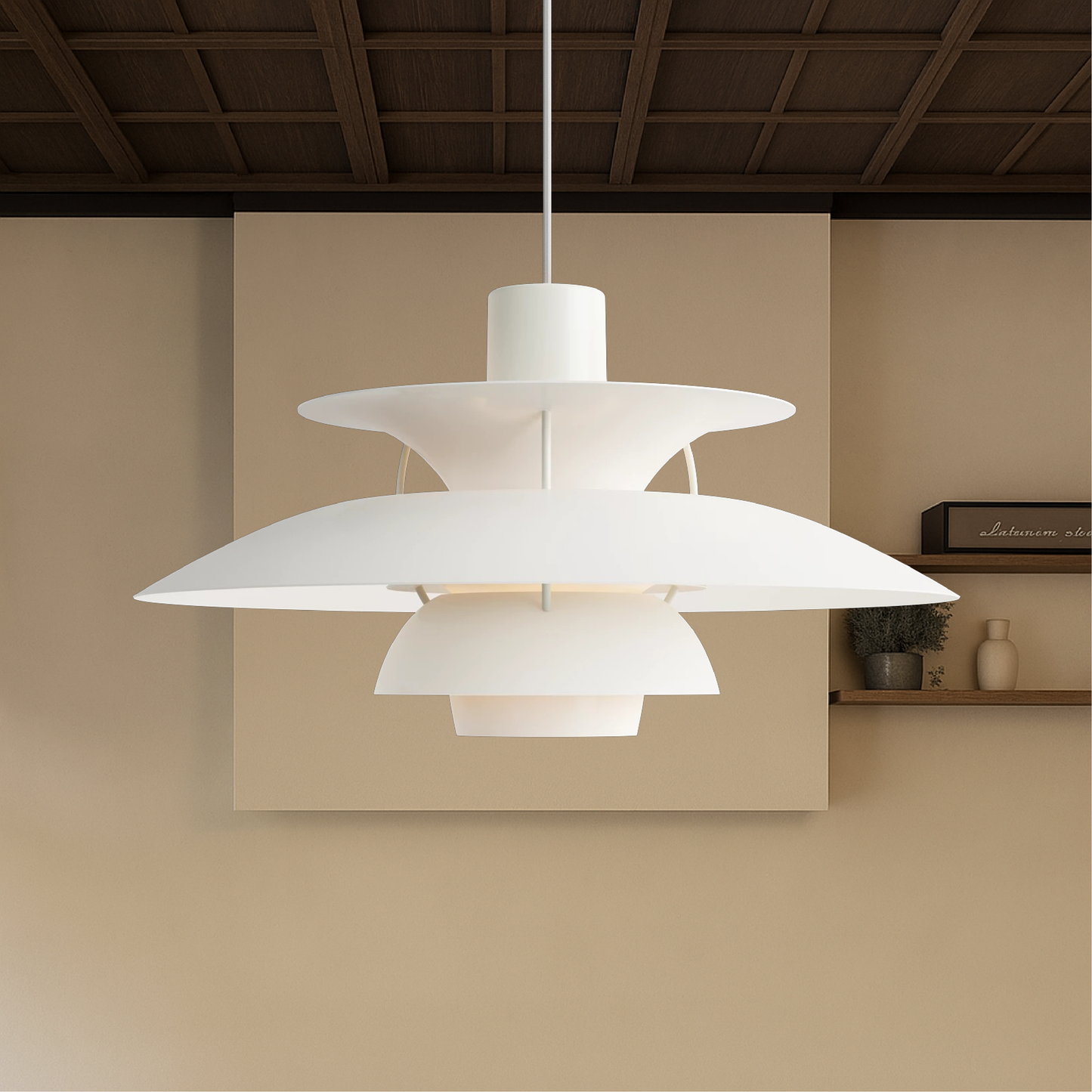 Lampe Suspension Danoise Élégante Multi-Niveaux