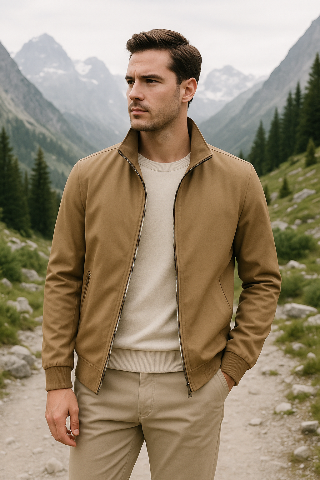 Veste Été Légère pour Homme Imperméable au Vent