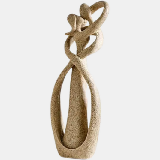 Décoration Murale Amour Élégant | Sculpture Intérieure Chic - Foivo