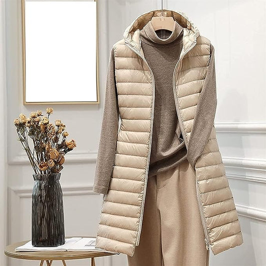 Manteau féminin chaud et douillet avec capuche - Foivo