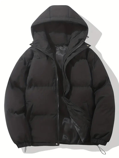 Veste hivernale à capuche élégante et chaudement isolée