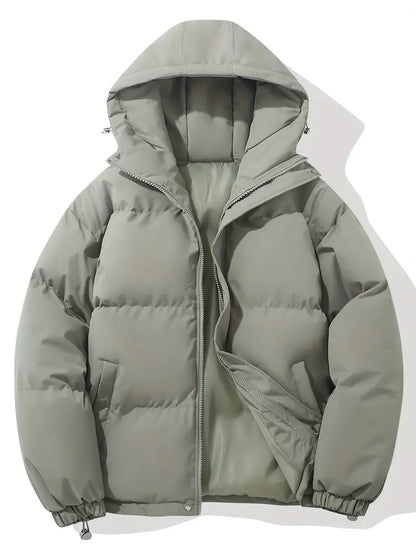 Veste hivernale à capuche élégante et chaudement isolée