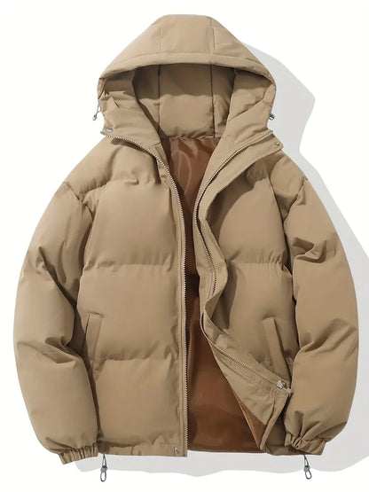 Veste hivernale à capuche élégante et chaudement isolée
