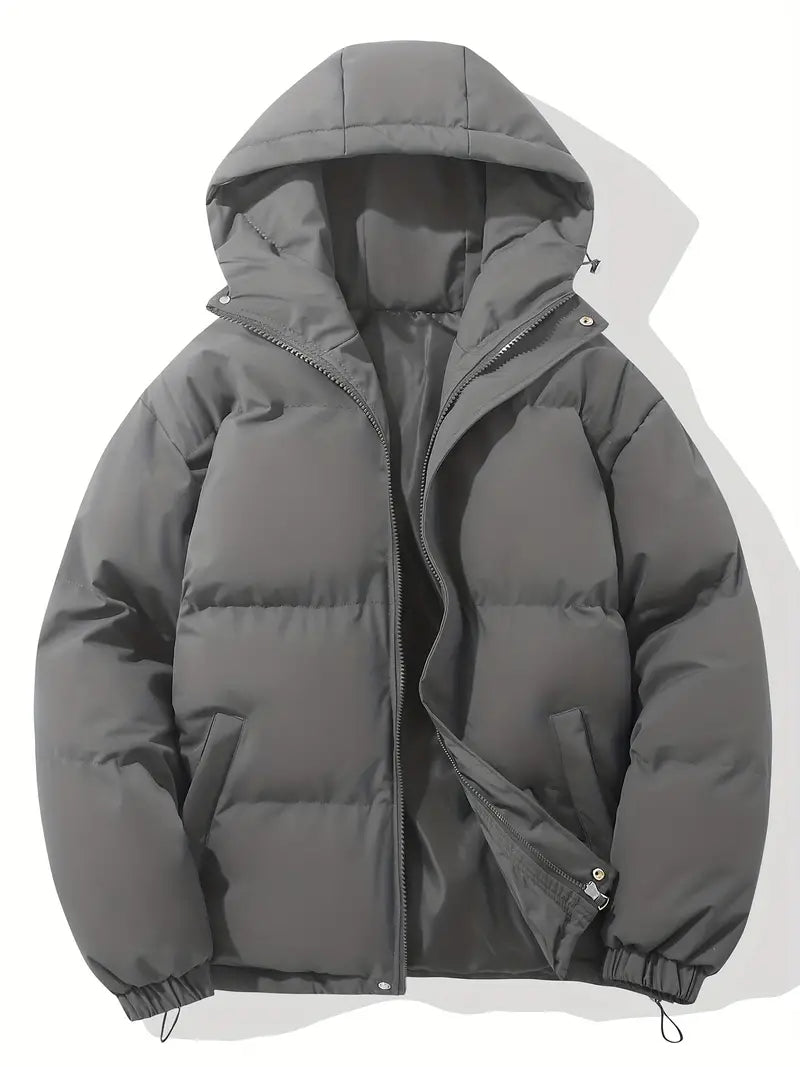 Veste hivernale à capuche élégante et chaudement isolée