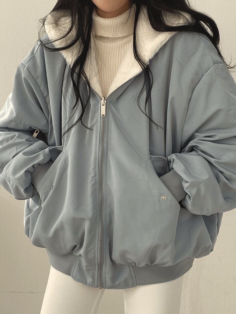 Manteau Femme Hiver Douillet Taille Grande - Foivo