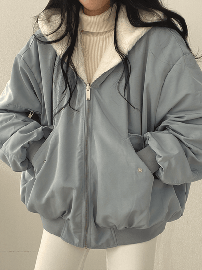 Manteau Femme Hiver Douillet Taille Grande - Foivo