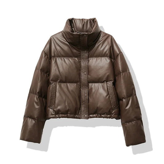 Veste Doudoune Noire Femme - Élégante et Chaud pour Hiver - Foivo