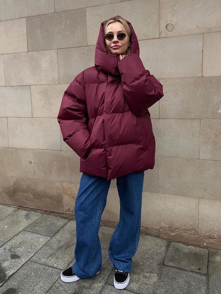 Veste Duvetée Élégante Femme | Douceur et Chic Hivernal