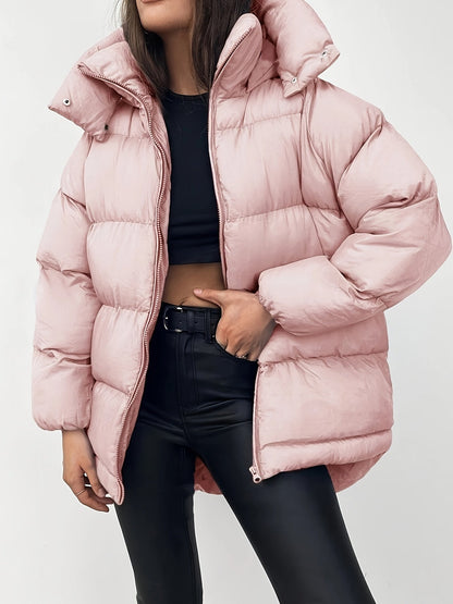 Veste Puff Féminine Élégante et Chaude