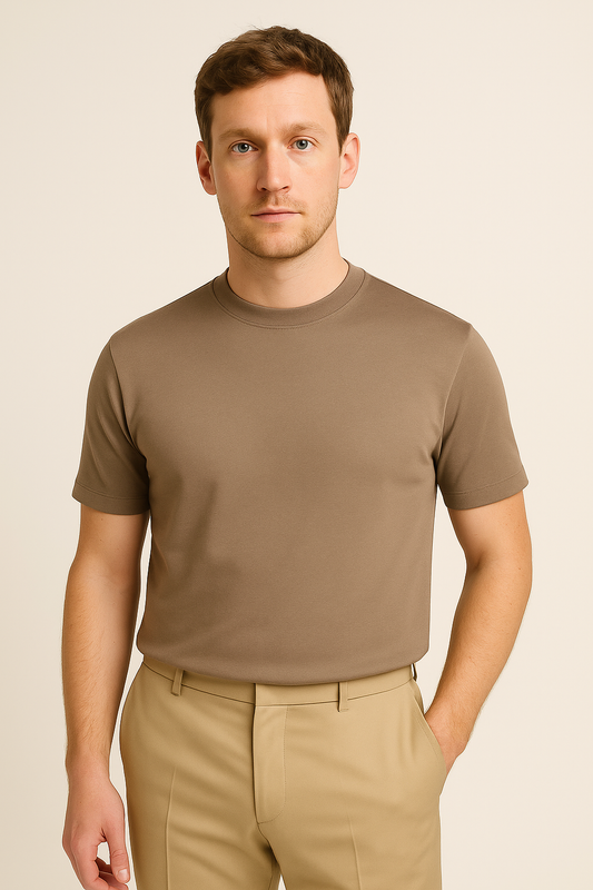Emmett | Tee Chic Tailleur Kaki pour un Style Détendu - Foivo