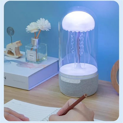 Enceinte Bluetooth Lumineuse Connectée Méduse avec Effets Néon 2