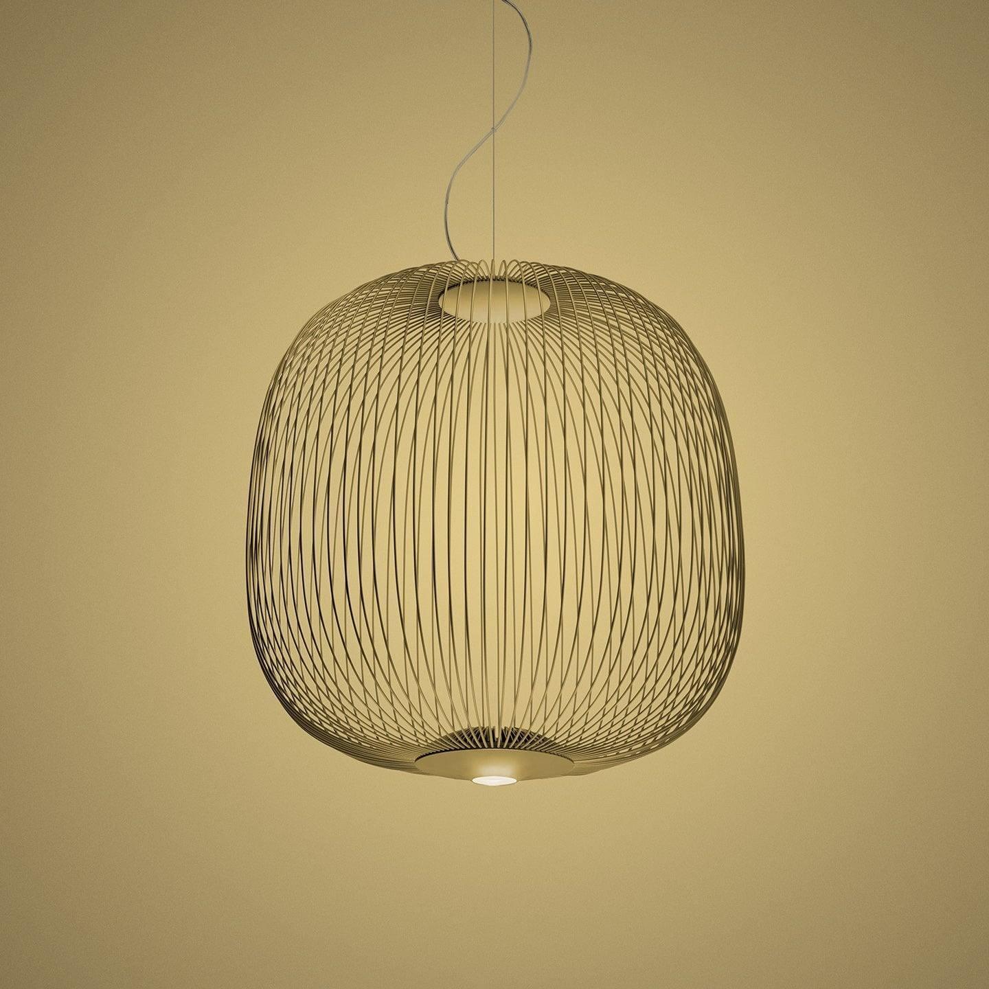 Lampe Suspendue Élégante à Cadre Ouvert
