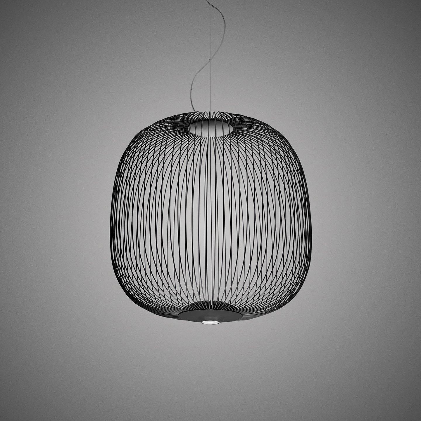 Lampe Suspendue Élégante à Cadre Ouvert