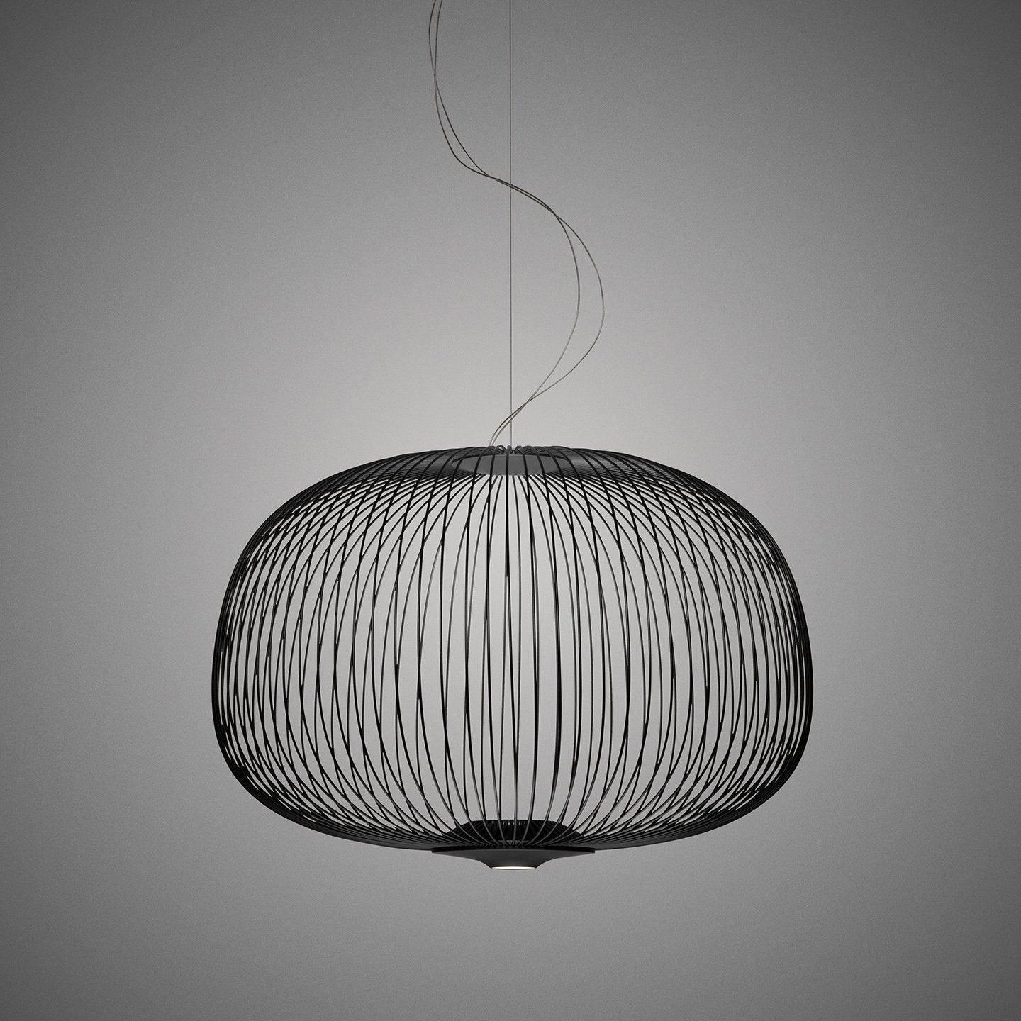 Lampe Suspendue Élégante à Cadre Ouvert