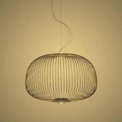 Lampe Suspendue Élégante à Cadre Ouvert