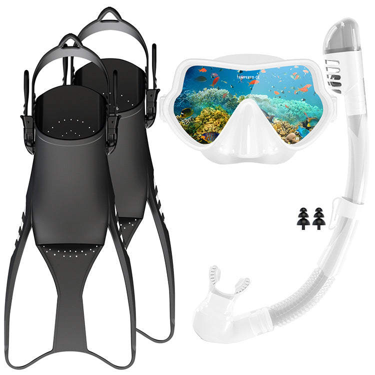 Ensemble Complet de Plongée pour Homme et Femme avec Palmes, Masque et Tuba 3