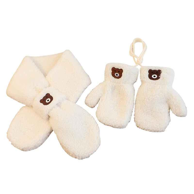 Ensemble Hiver Enfants Mitaines et Écharpe Amusant 2