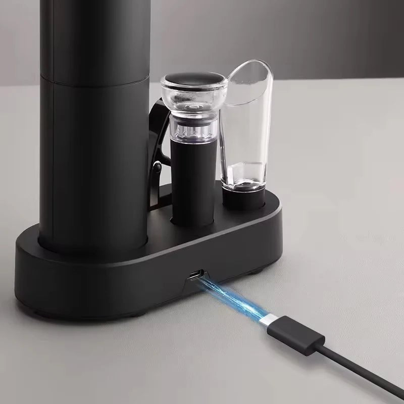 Ensemble Ouvre-Bouteille Électrique Rechargeable 4