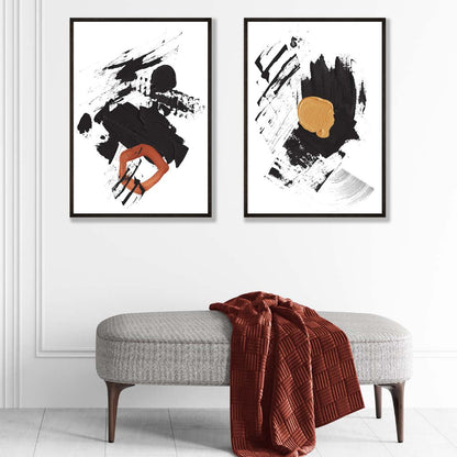Ensemble d'Art Abstrait pour Décoration Moderne 1