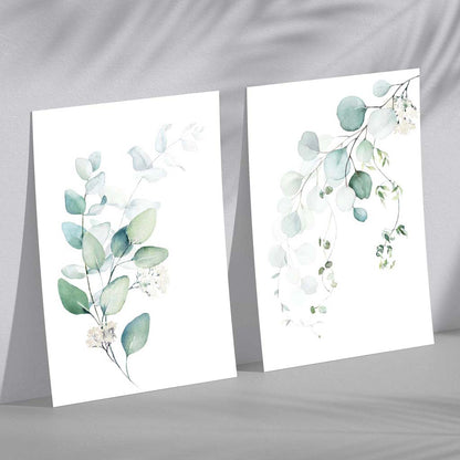Décoration Murale Unisexe Feuillage Eucalyptus Style Naturel - Foivo