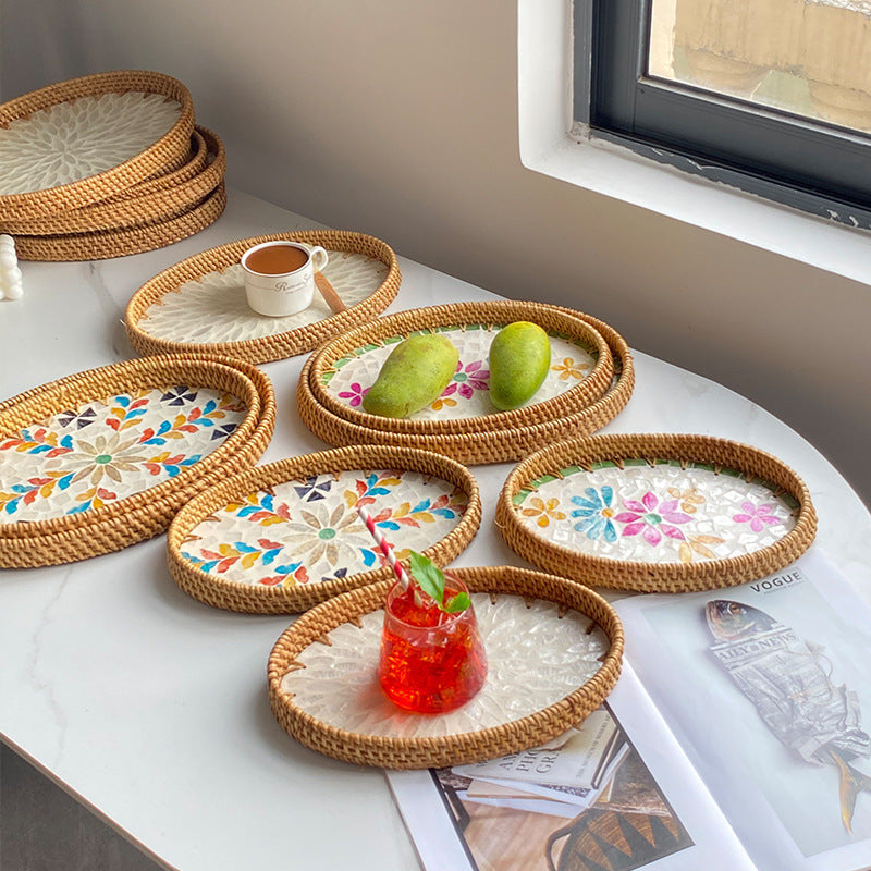 Ensemble d'Assiettes de Service pour Femmes Artistiques 1