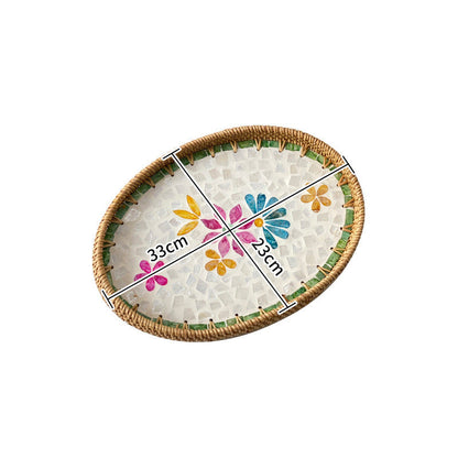 Ensemble d'Assiettes de Service pour Femmes Artistiques 7