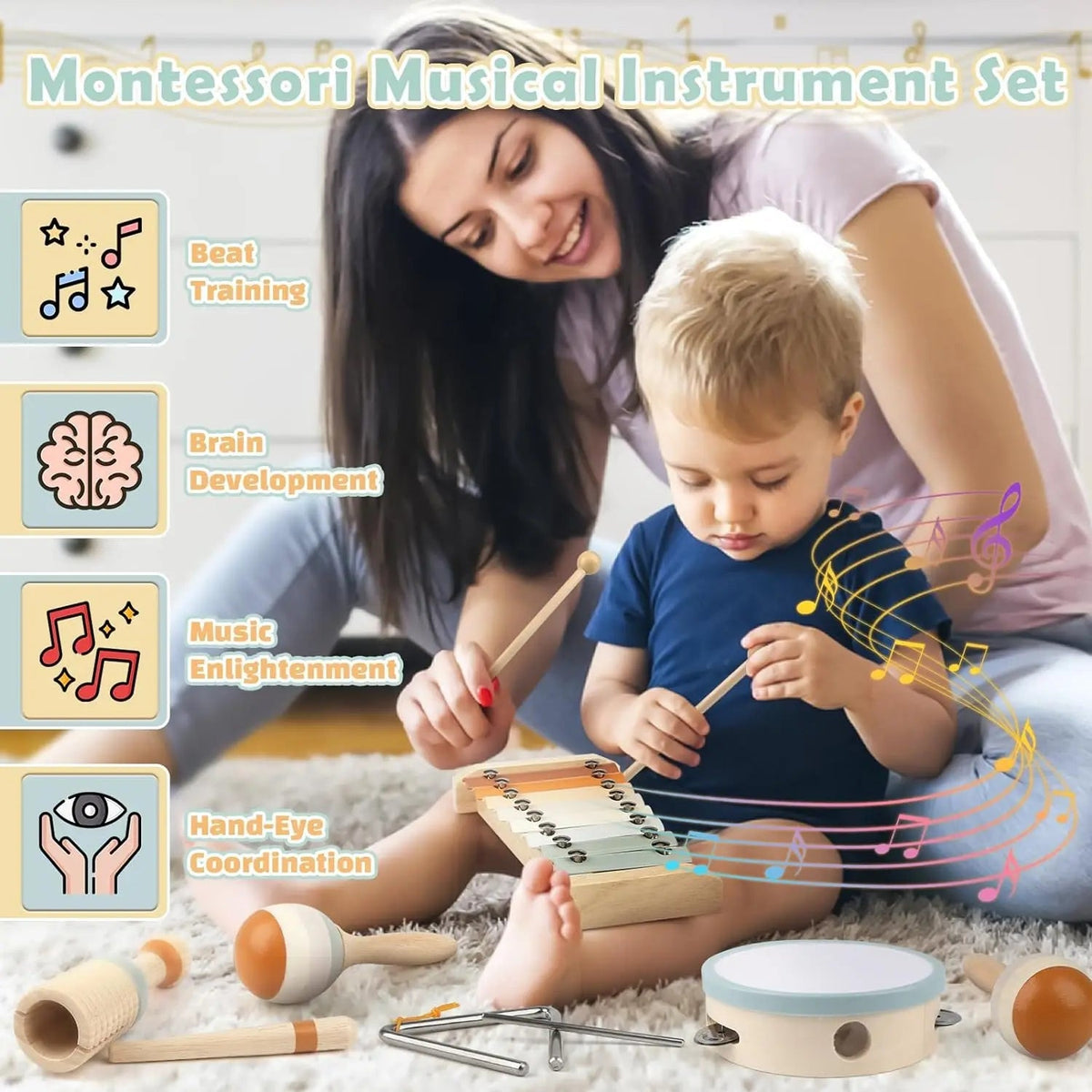 Ensemble d'instruments de musique pour tout-petits 1