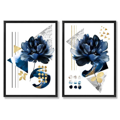 Set dImpressions dArt Fleurs Contemporaines Decoratives - Foivo