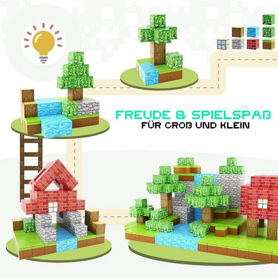 Ensemble de Blocs de Construction Magnétiques pour Enfants - Stimulez la Créativité et l'Apprentissage 6