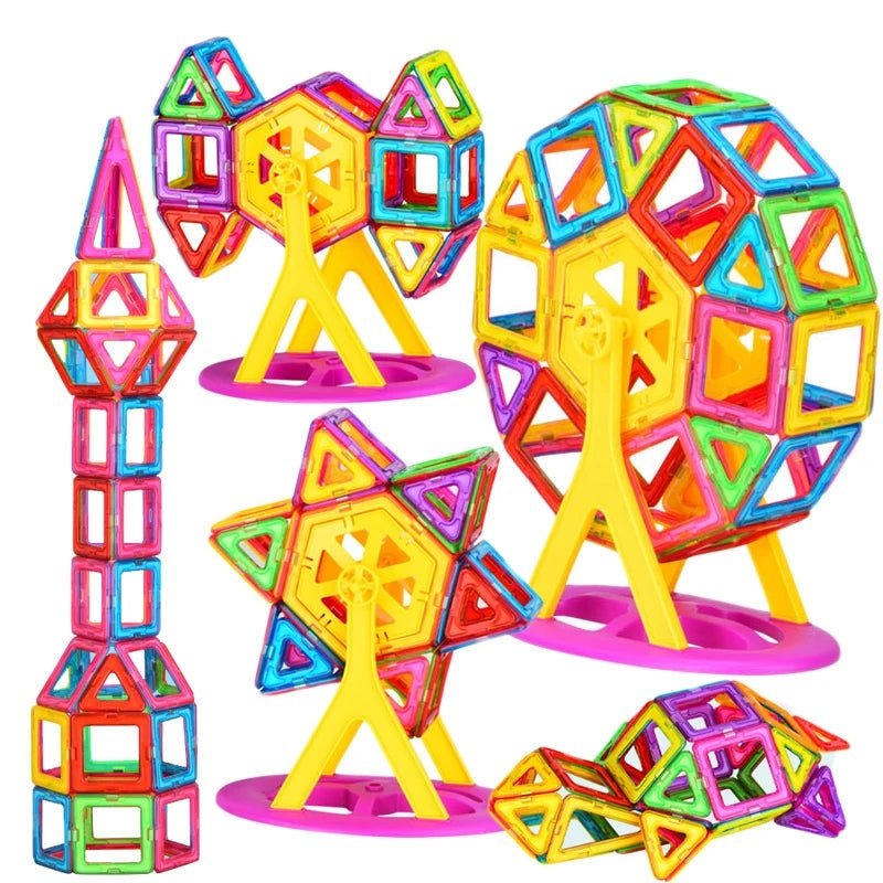 Ensemble de Blocs de Construction Magnétiques pour Enfants 7