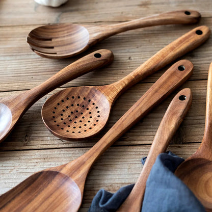 Ensemble de Cuisine en Bois Naturel 3