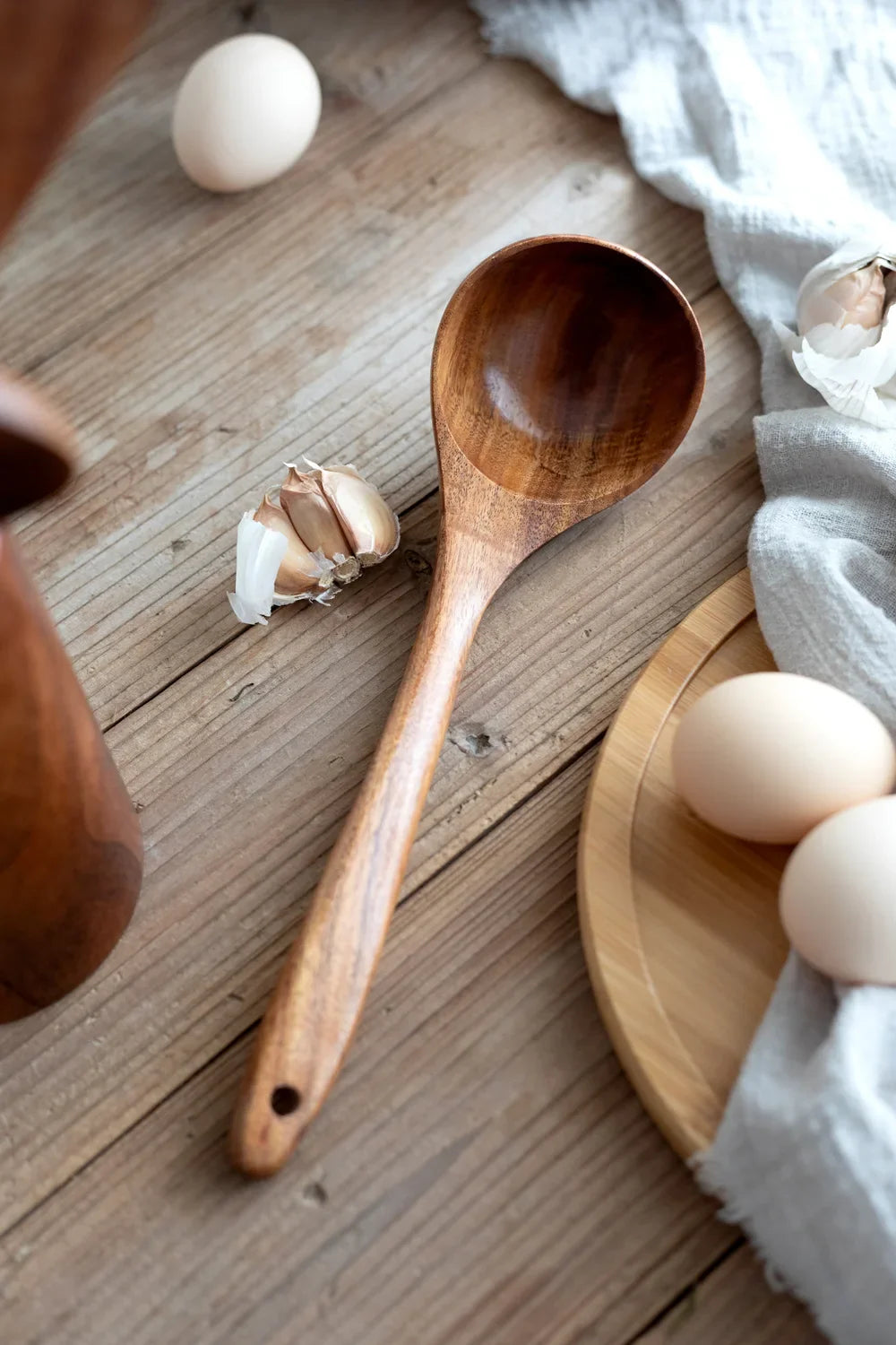 Ensemble de Cuisine en Bois Naturel 4