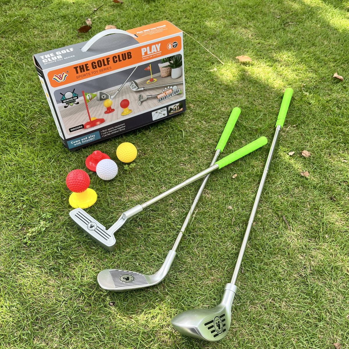 Ensemble Clubs de Golf Enfant Réglables Développement Moteur - Foivo