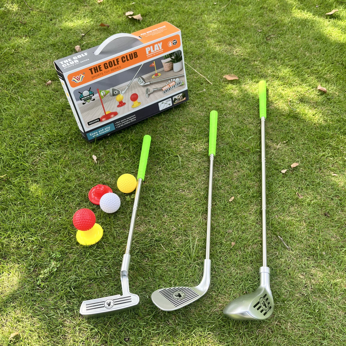 Ensemble Clubs de Golf Enfant Réglables Développement Moteur