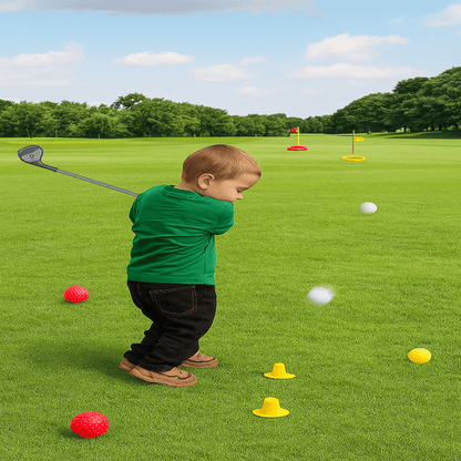 Ensemble de Golf pour Enfants avec Clubs Réglables 1