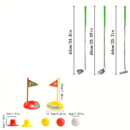 Ensemble de Golf pour Enfants avec Clubs Réglables 4