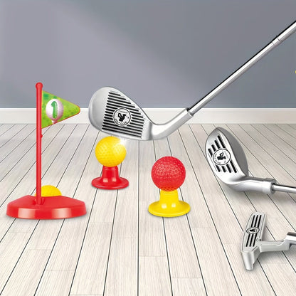 Ensemble de Golf pour Enfants avec Clubs Réglables 6